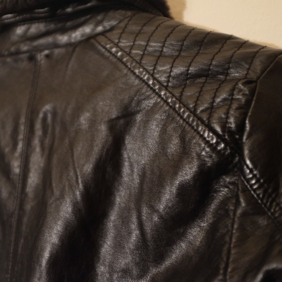 Free people leather jacket brand new black XS - Picture 8 of 8